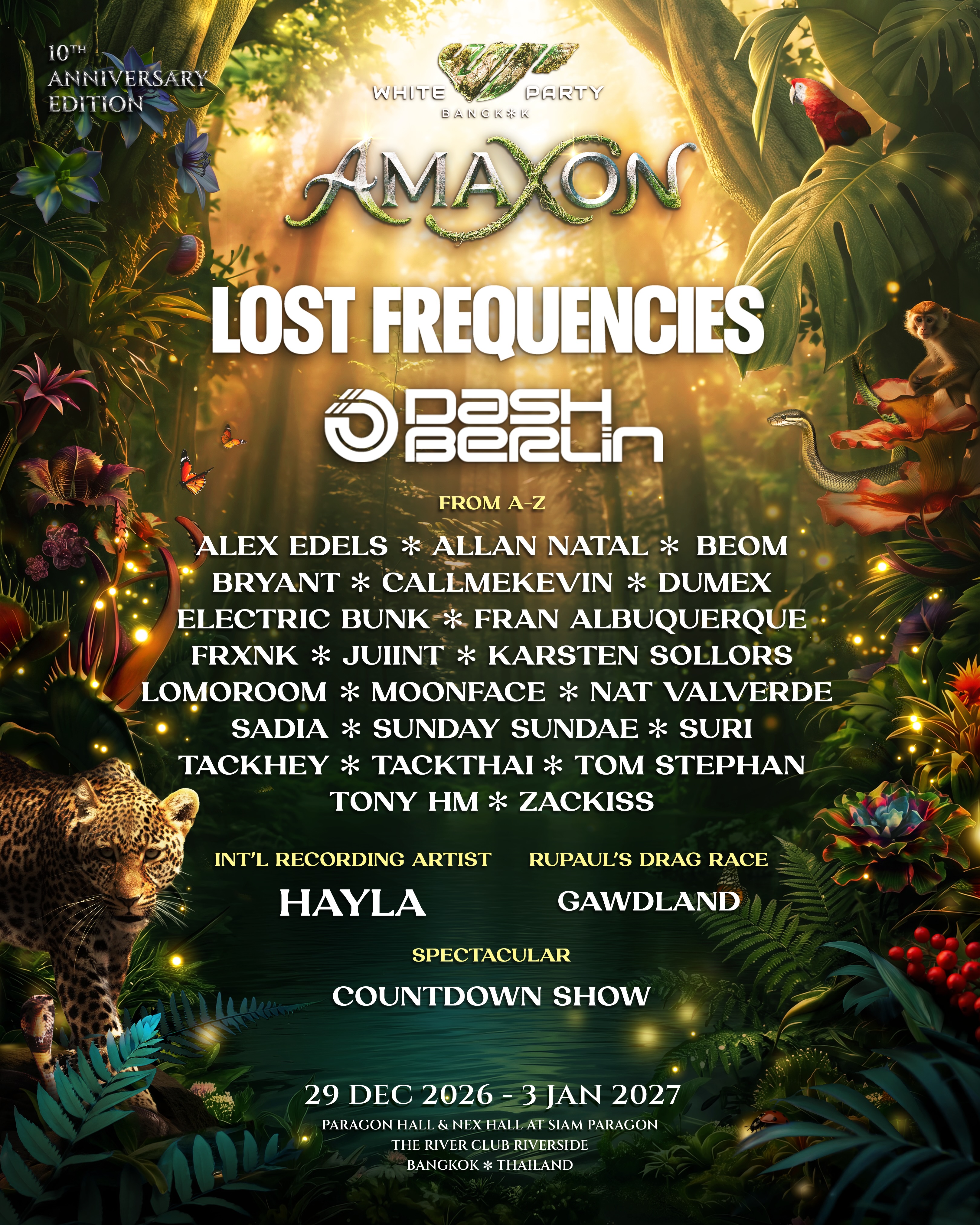 White Party Bangkok presents AmaXon - 10th Anniversary Edition