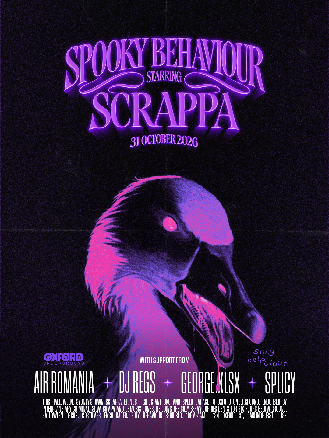 Spooky Behaviour Starring Scrappa
