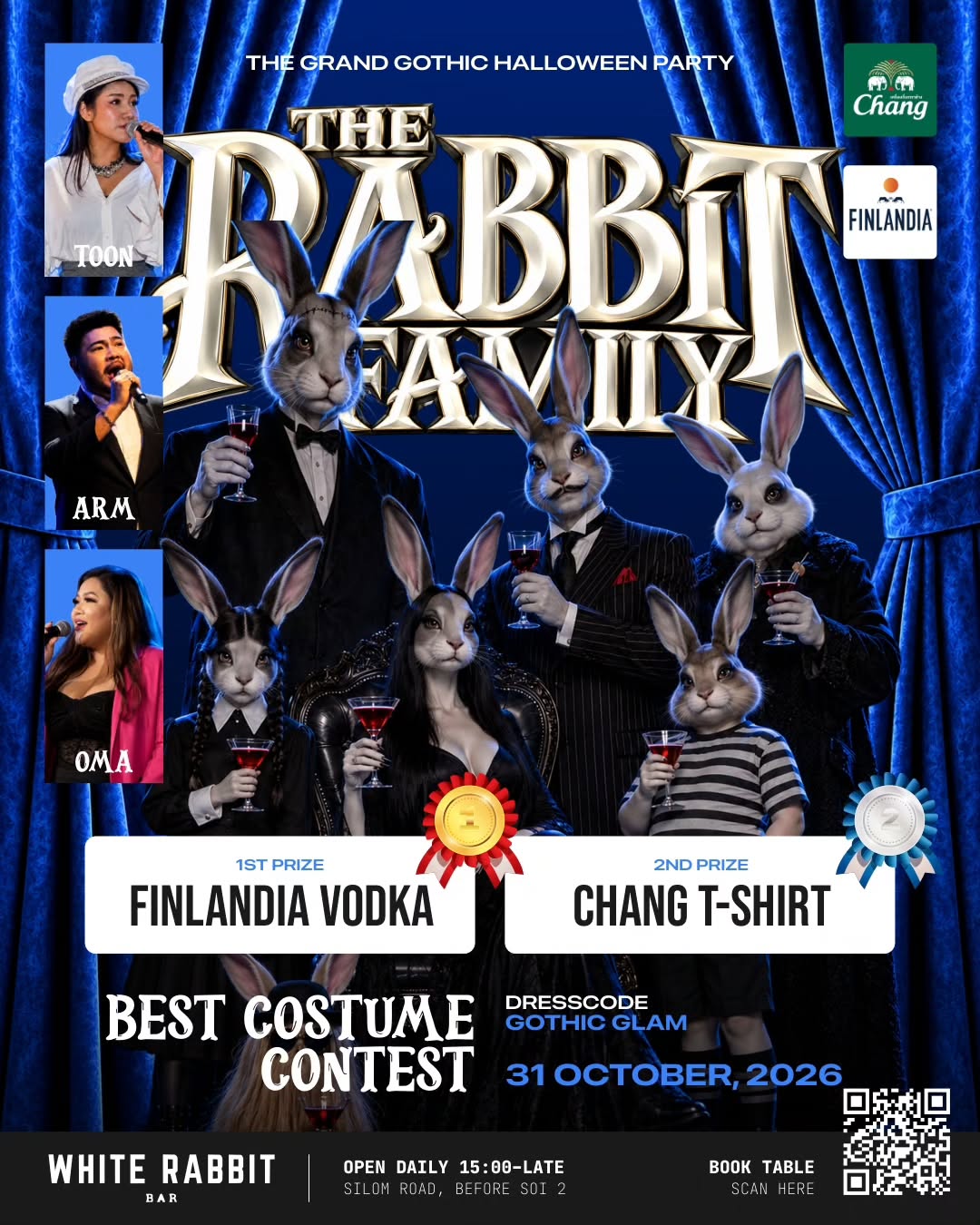 The Rabbit Family — the Grand Gothic Halloween Party